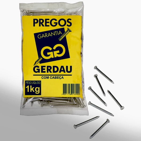 Prego Gerdau Ripar - 5X18 1.1/2X13