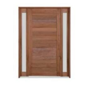 PORTA LAMBRI FECHADA - VIDRO  SUCUPIRA