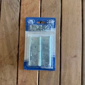 Dobradiça de canto zincada comum 4