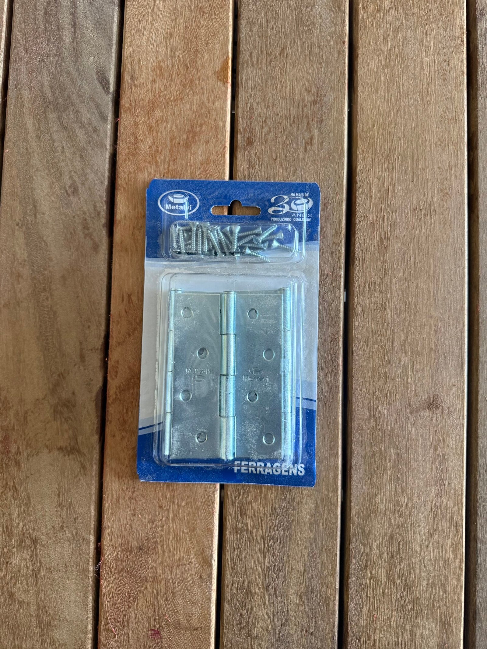 Dobradiça de canto zincada comum 4