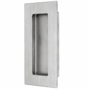 Puxador Concha de Embutir Silvana Inox Escovado