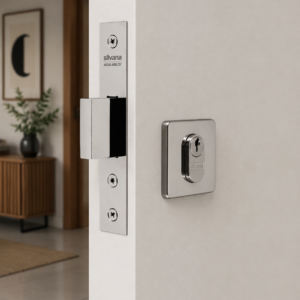 Fechadura Auxiliar Silvana Linha 4100 Quadrada